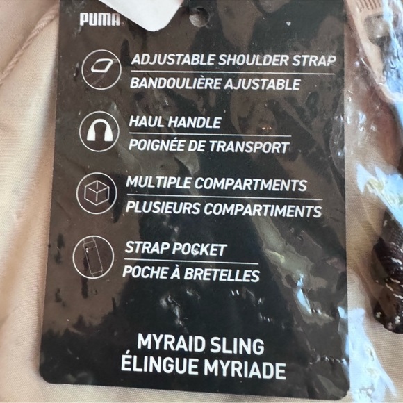 🆕 PUMA Myriad Sling Bag Crossbody Fannypack in Beige - Picture 13 of 14